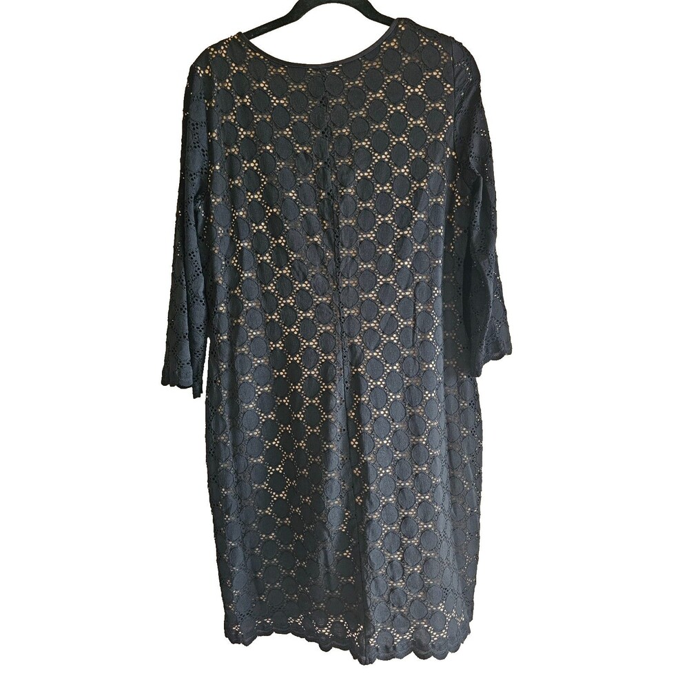 Ronnie Nicole-Size 16-Black lace dress with liner-casual and dressy - Picture 3 of 6
